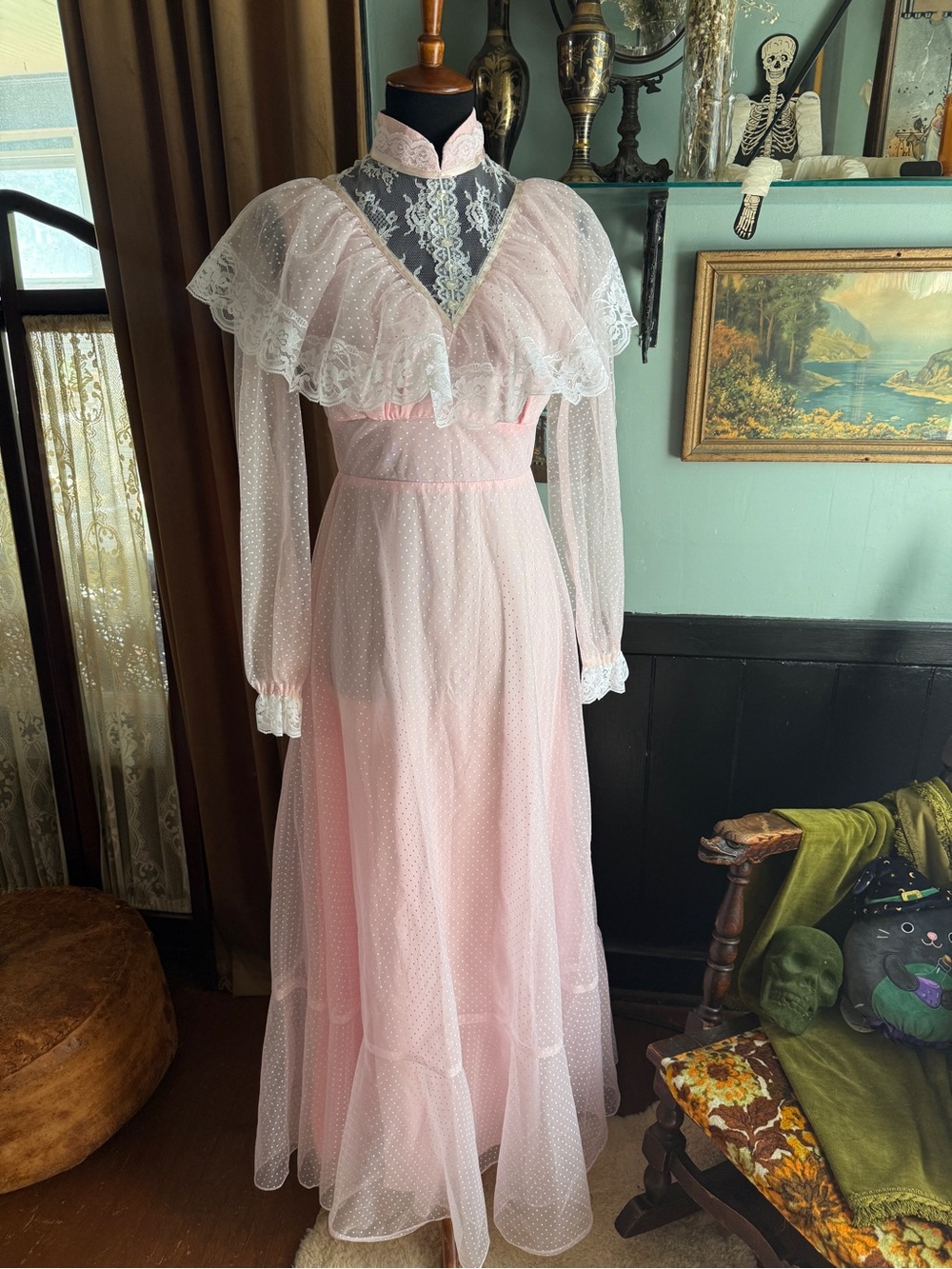 Victorian Revival maxi dress